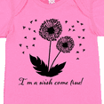 thumbnail image 4 of Inktastic I'm a Wish Come True Dandelion in Black Boys or Girls Baby Bodysuit, 4 of 5