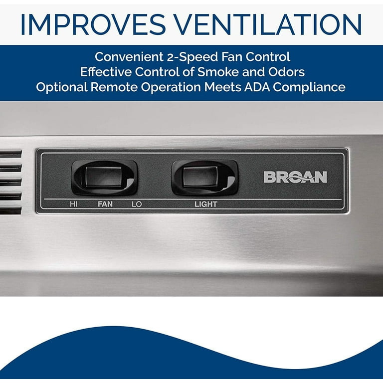 Broan ductless sale range hood