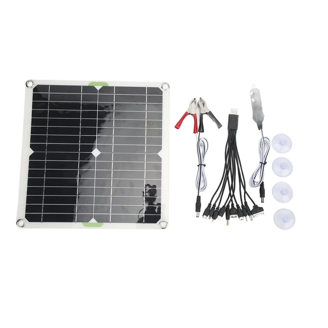 RV Solar Panel, Solar Panel Kit Overcharge Protection High Energy Conversion For Wet Gel MF EFB AGM Batteries