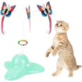 thumbnail image 1 of Juguetes para gatos, juguete interactivo para gatos, mariposa, ejercicio divertido, aleteo eléctrico, juguetes giratorios para gatitos, Teaser para gatos con reemplazo, 1 of 7