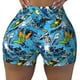 thumbnail image 2 of Fotbe snow board blue Shorts Sin Costuras – Shorts Deportivos de Cintura Alta para Mujer, Elásticos para Gimnasio, Yoga, Running o Ciclismo-Medium, 2 of 8