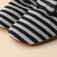 thumbnail image 6 of Quealent Infant Baby Boys Girls Soft Winter Warm Fleece Cozy Indoor Boots Cotton Non-Slip Booties Shoe Toddler Socks Crib shoes Black for Size Infant 3.5, 6 of 7