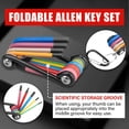 thumbnail image 4 of TOPEX 38Pcs Allen Key Set Hex Key Allen Wrench Folding Hex Key Ball End Metric/SAE/Star, 4 of 9