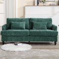 thumbnail image 2 of Bianlte Modern Sofa 68" Emerald Chenille, 2 of 7