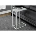 thumbnail image 5 of Monarch Specialties Accent Table, C-shaped, End, Side, Snack, Living Room, Bedroom, Tempered Glass, 5 of 5