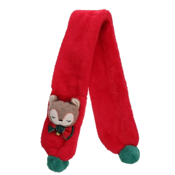 SILENRADAWN Scarf Winter Kid Red 1Pack For Christmas Activities