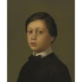thumbnail image 2 of Edgar Degas 12x14 Black Ornate Wood Framed Double Matted Museum Art Print Titled: Rene De Gas (1855), 2 of 5