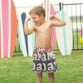 thumbnail image 4 of FORMRS Boys Swim Trunks Quick Dry Mesh Liner Boardshorts Sizes XS-XL, Gray Game Day, 4 of 7