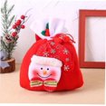 thumbnail image 5 of Bolsas de regalo con cordón de Navidad, paquete de regalo de Papá Noel, bolsas dulces para Navidad, cumpleaños, boda, aniversario, fiesta, favores, rojo, 1 Uds., 5 of 5