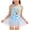 Blue A1, variant on Bathing Suit for Girls Size 2-8 Tummy Control Cute Graphic Fly Sleeve Swimsuit One Piece Summer Beach Vacation Swimwear