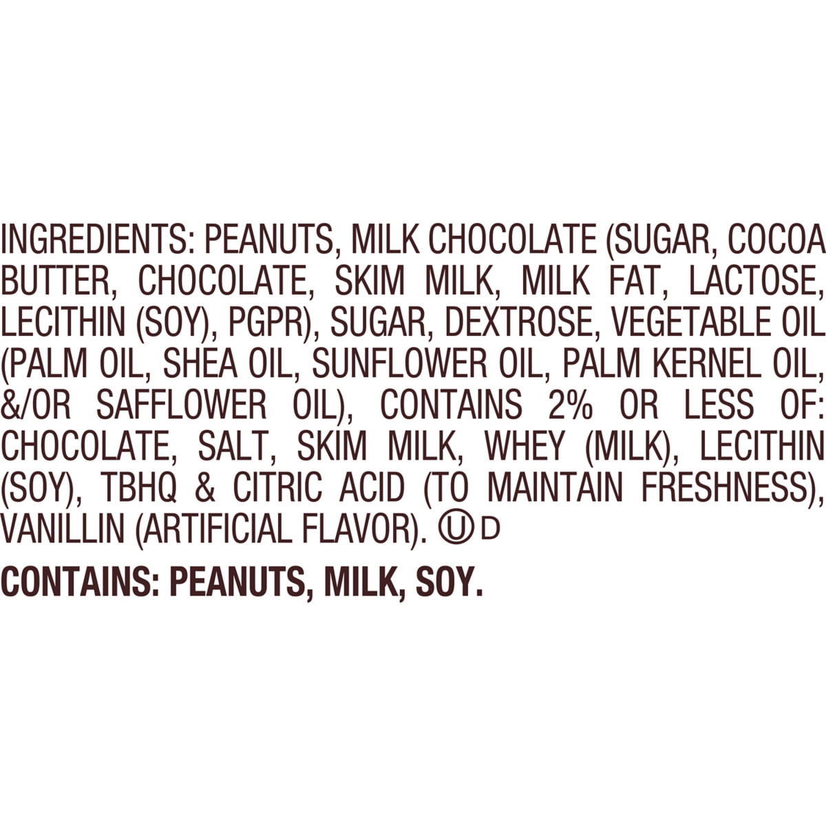 Reese's Milk Chocolate Snack Size Peanut Butter Footballs Candy, Pack 0.6 oz, 10 Pieces