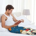 thumbnail image 7 of Mens Pajama Pants, Astronaut Skeleton Space Soft Sleep & Lounge Pants for Men, Cuteness Casual PJ Bottoms Pants with Pockets, 7 of 7
