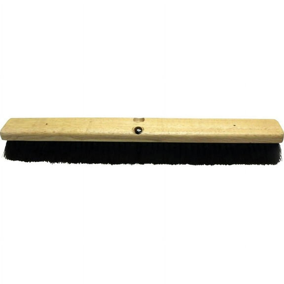 Genuine Joe Hardwood Block Tampico Broom - Tampico Fiber Bristle - 24" Overall Length - 1 Each | Bundle of 5 Each