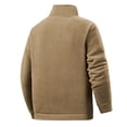 thumbnail image 4 of Men's Polar Fleece Jacket Thermal Sherpa Lined Full Zip Up Thick Winter Warm Soft Coat Outwear with Pockets, 4 of 6