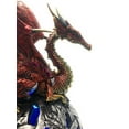 thumbnail image 2 of Ain’t It Nice Dragon Statue On Light Up LED Orb Cycling Through Many Vibrant Colors Collectible Dragon Figurine Fantasy Décor, Red 4(L) X 4(W) X 8(H) inches (Batteries Included), 2 of 6