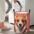 thumbnail image 5 of Corgi Cute Laundry Hamper Small Storage Basket/Toy Organizer/Dirty Clothes Bucket, 5 of 5