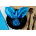 thumbnail image 6 of MDS Set of 50 Satin Napkin 20x20 Inch Square Napkins for Wedding - Blue, 6 of 6