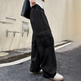 thumbnail image 4 of JLMSPLWG Warm Pants Soccer Pants Girls Cargo Pants Size 7-8 Kids Cargo Teen Girls Clothes 5/6 Girls Children Clothes Girls, Black 14-15 Years, 4 of 4