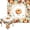 Floral, variant on Mahjong Table Cover, 55 x 55 Inch Square Tablecloth(Floral Pumpkin)