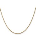 thumbnail image 3 of 14k Yellow Gold 30 Inch 1.40mm Singapore Chain Necklace Pendant Charm, 3 of 9
