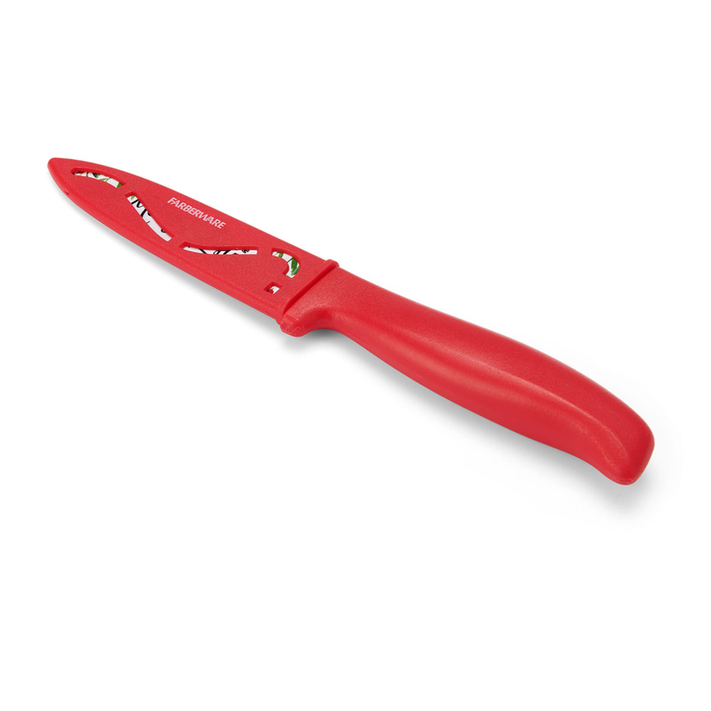 Farberware Holiday 3.5-inch Paring Knife with Merry Xmas Pattern 