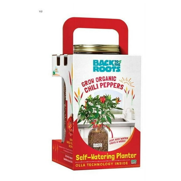 Back to the Roots Self-Watering Planter Grow Kit for Moderate Sun
