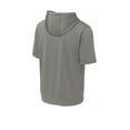 thumbnail image 4 of Sport-Tek ST251 Sport-Wick Fleece Short Sleeve Hooded Pullover, Dark Smoke Grey, 4XL, 4 of 4