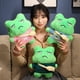 thumbnail image 2 of Juguetes de peluche de rana Kawaii para niña, vestido encantador, muñecas de rana recubiertas, almohada de rana suave y Linda, regalo de cumpleaños, novedad de 30cm, 2 of 5