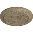 thumbnail image 3 of Ekena Millwork 19 5/8"OD x 1 1/2"P Alexandria Rope Ceiling Medallion (Fits Canopies up to 4 5/8"), Hand-Painted Gobi Desert Crackle, 3 of 6