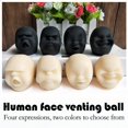 thumbnail image 2 of ZHAOCHENG (Negro, enfurruñado) Divertidas bolas de emoción de cara humana, perfumadas, juguetes para aliviar el estrés, juguetes para aliviar el estrés para niños y adultos, juguetes sensoriales para, 2 of 4