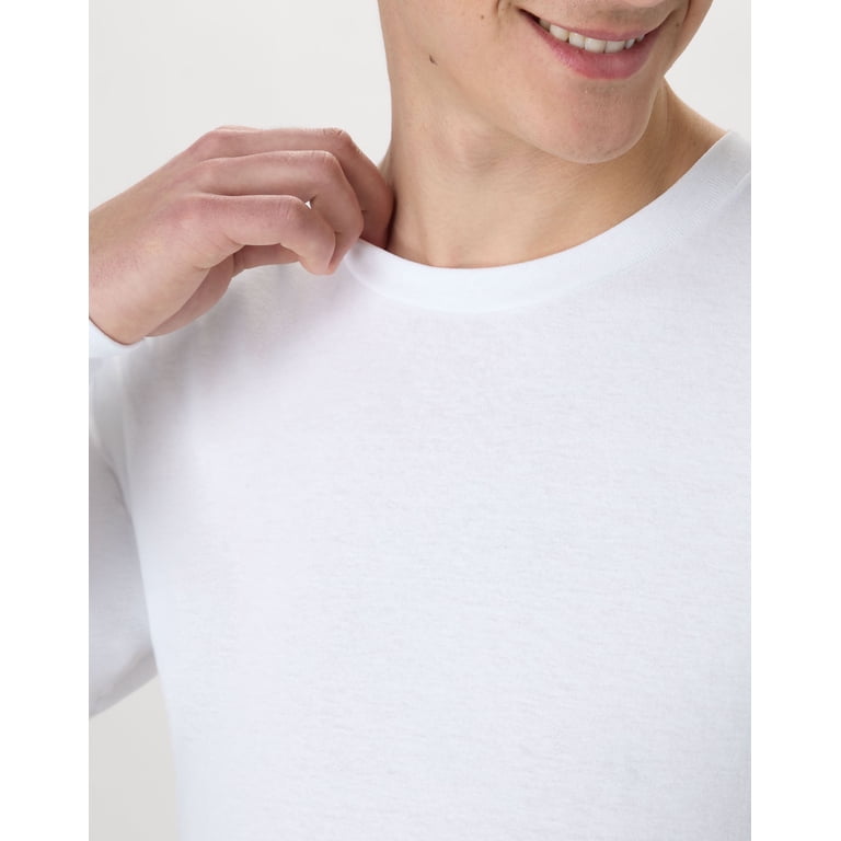 Hanes Men's Long-Sleeve T-Shirt, 4-Pack ComfortSoft photo 6