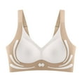 thumbnail image 5 of Lixiuxyad Milk Cups for Bra Women's Wireless Bra With Seamless Smooth Comfort Wirefree T Shirt Bra, 5 of 6