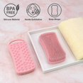 thumbnail image 2 of Silicone Body Scrubber, 2 In 1 Shower Scrubber For Body, Soft Silicone Loofah For Sensitive Skin, Scalp Massager Shampoo Brush, Double-sided Body Brus, 2 of 5