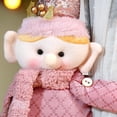 thumbnail image 5 of Christmas Pink Doll Curtain Buckle Pink Snowman Doll Christmas Curtain Decoration Curtain Hook Clips Hanging Ornament, 5 of 9