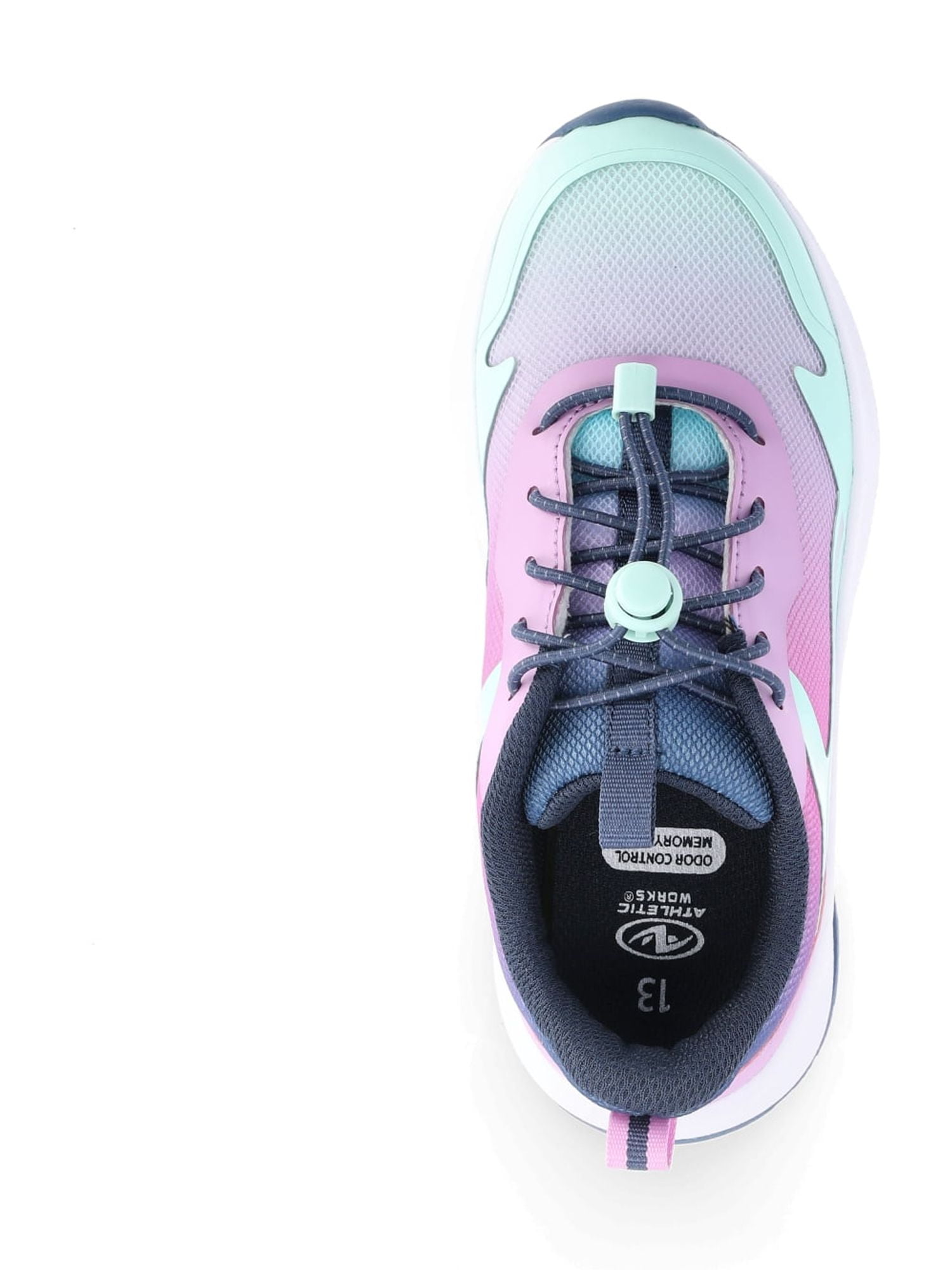 Athletic Works Little and Big Kids Bungee Mesh Jogger Sneakers