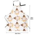 thumbnail image 2 of Kdxio Cute Bee Gnome Apron with Pockets Adjustable Kitchen Aprons for Men Women Waterproof Aprons for Cooking,Drawing,Crafting, Baking Household Cleaning, 2 of 8