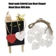 thumbnail image 4 of Jumpingount 1 Juego de adornos rebanada amor en forma de corazón DIY artesanías naturales Chips de casa adornar para fiesta álbum de Accesorios de disfraces Blanco, 4 of 6