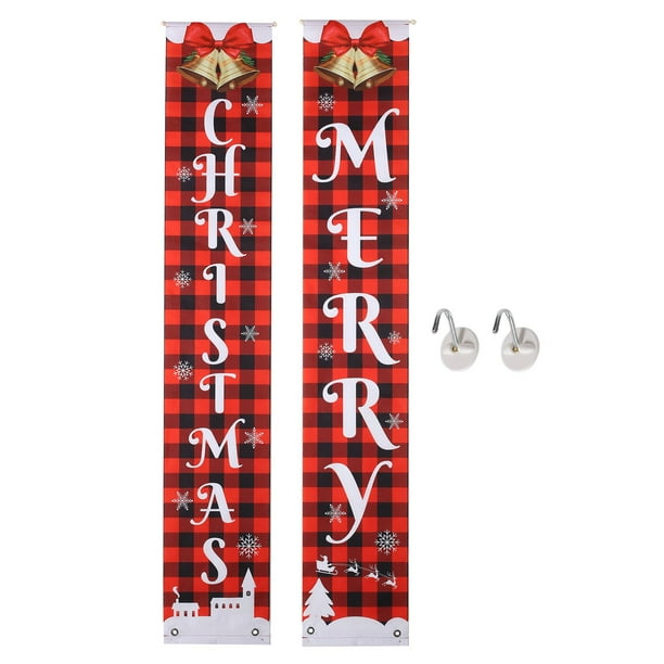 Banner NavideñO, Adornos NavideñOs, Letrero de , Letrero NavideñO para Porche, Colgante para DecoracióN de Fiestas NavideñAs en el Hogar