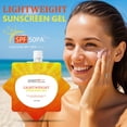 thumbnail image 2 of Gel de protección solar SPF50 PA+++, ligero y resistente al agua, paquete de 2, 2 of 8