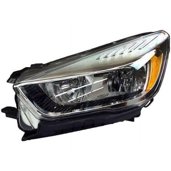 Left Driver Side Halogen Headlight Assembly - Compatible with 2017 - 2019 Ford Escape (without LED Signature Lamps) 2018