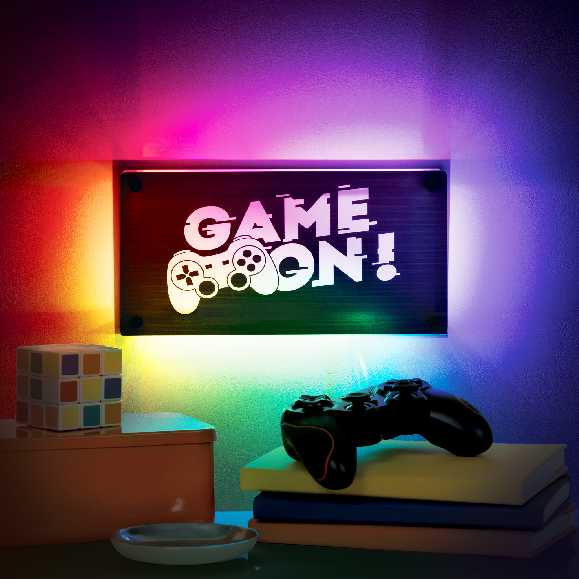 BrightSide "Game On!" RGBIC Wall Mounted Neon Sign photo 5