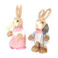 thumbnail image 3 of Easter Bunny Ornament Cute Rustic Simulation  Doll Home Party 23cm, 3 of 5