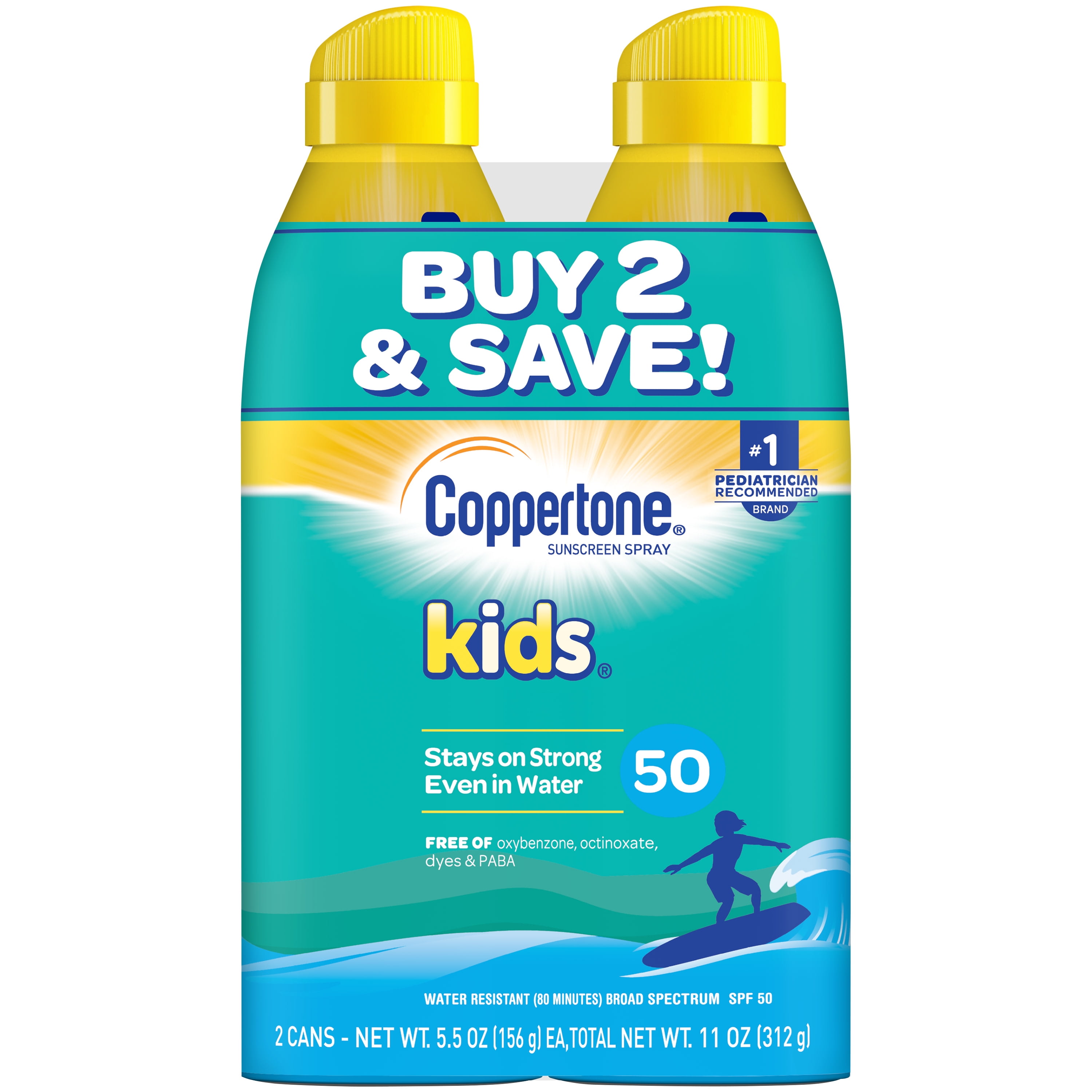 coppertone 50 spray