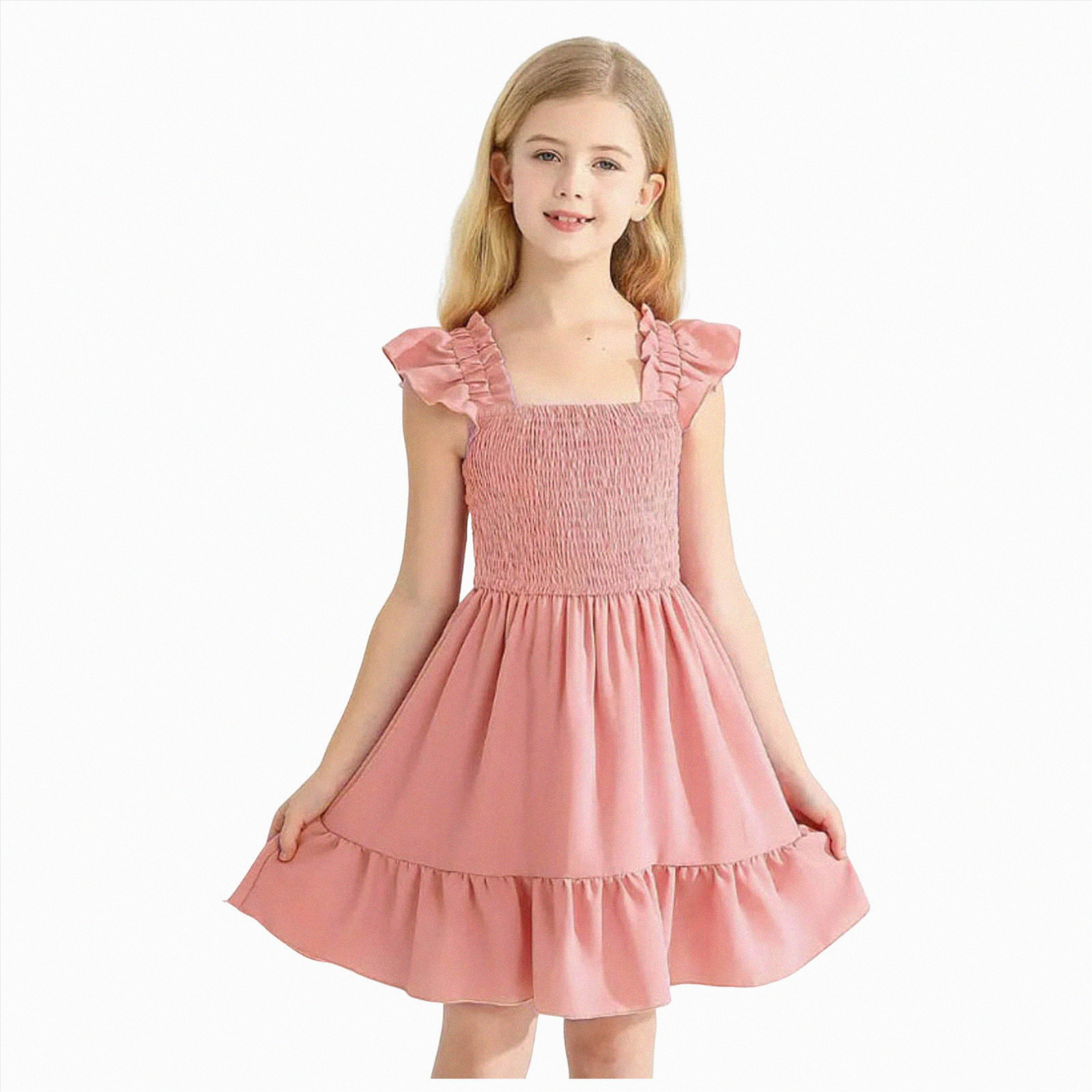 IBTOM CASTLE Mommy and Me Matching Dresses Floral Printed Ruffled Lantern  Sleeves A-Line Long Dress Mom Daughter Matching Outfits L Pink Flowers -  Walmart.com