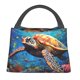 thumbnail image 1 of Easygdp Colorful Underwater Sea Turtle Bolsa de Almuerzo Insulada Reutilizable, Bolsa de Mano y Bandolera para Oficina, Trabajo, Viajes, 1 of 6