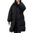 thumbnail image 5 of Pyhlmscde Women's Casual Mid Long Waisted Thick Warm Puffer Coat, Puffer Jacket Womens, Winter Clothing for Women, Winter Coats for Women, 5 of 6