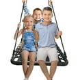 thumbnail image 5 of Sorbus Black Fabric Platform Mat Swing for Kids – Indoor/Outdoor Fun, 220 lb Capacity, 5 of 8