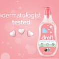 Dreft PlantBased Liquid Dish Soap and Dishwashing Detergent for Baby