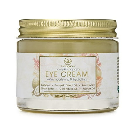 Rejuvenating Eye Cream Extra Nourishing & Moisturizing USDA Organic Anti Aging Eye Treatment Balm for Dark Circles, Under Eye Bags, Puffiness & Wrinkles with Jojoba Oil, Argan Oil & More 2.0oz/56.6g