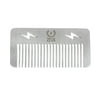 ZEUS Stainless Steel Pocket Sized Thunderbolt Comb- Beard Comb for Men!